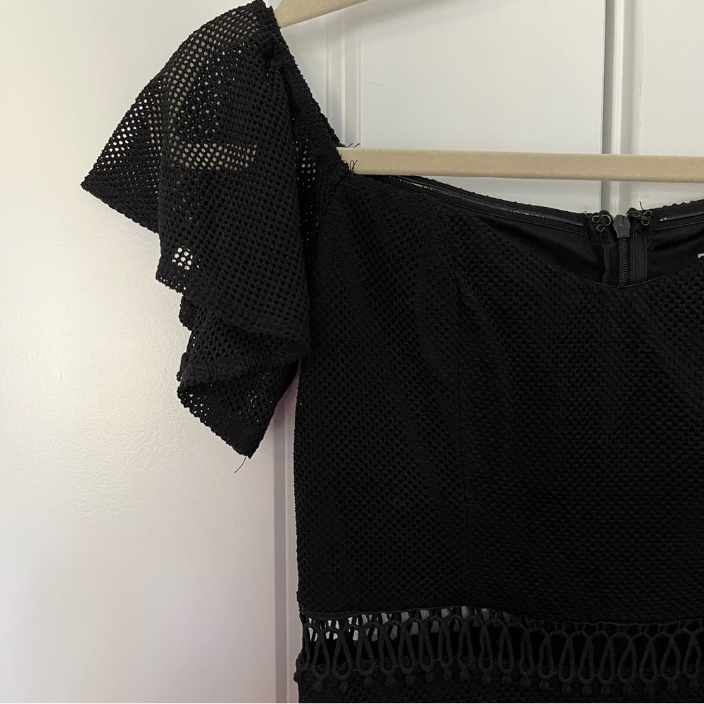 NWT Hello Molly In Other News Dress Black Mesh - Picture 6 of 10
